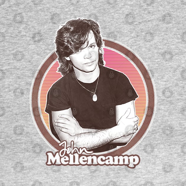 John J. Mellencamp // Retro Fan Art Design by DankFutura